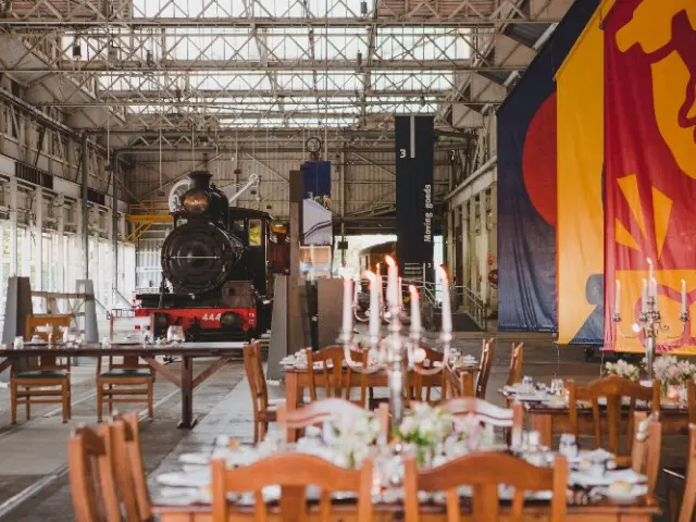 Best Wedding Venues in Brisbane - Workshops Rail Museum – Moving Goods Hall